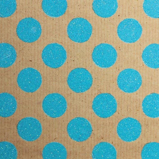 Neon Kraft Glitter Rollwrap
