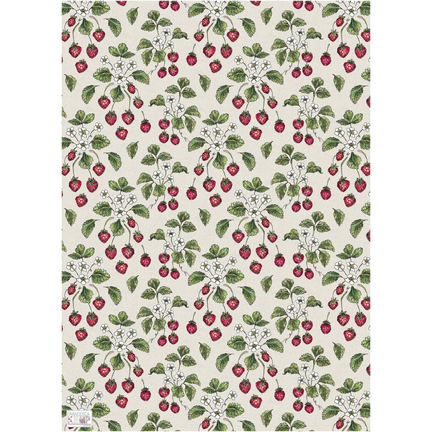 Wild Strawberry Wrapping Paper