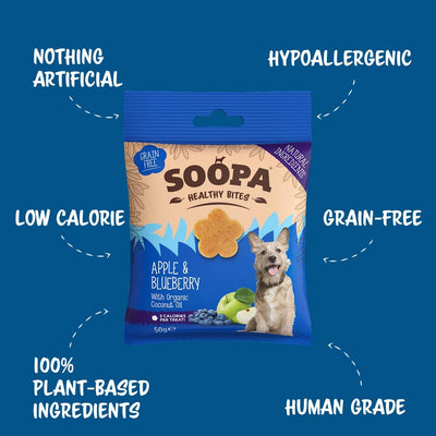 Soopa Apple & Blueberry Dog Treats