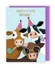Yours Truly - Party Cows Card
