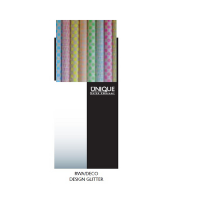 Neon Kraft Glitter Rollwrap