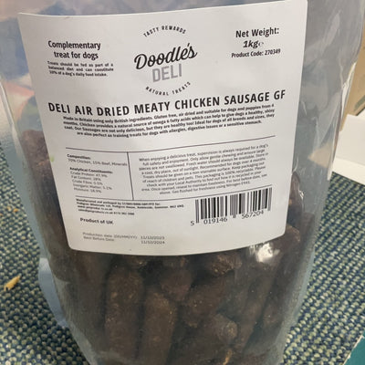 Doodles meaty chicken sausage