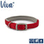 Ancol Viva Padded Buckle Collar -RED