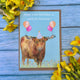Highland Cow Birthday | Eco Friendly Card Cute Colourful