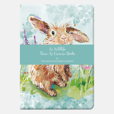 The Gifted Stationery Company - A5 Exercise Books (Set of 3) - The Wildlife