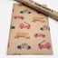Vehicles Recycled Kraft Wrapping Paper Gift Wrap
