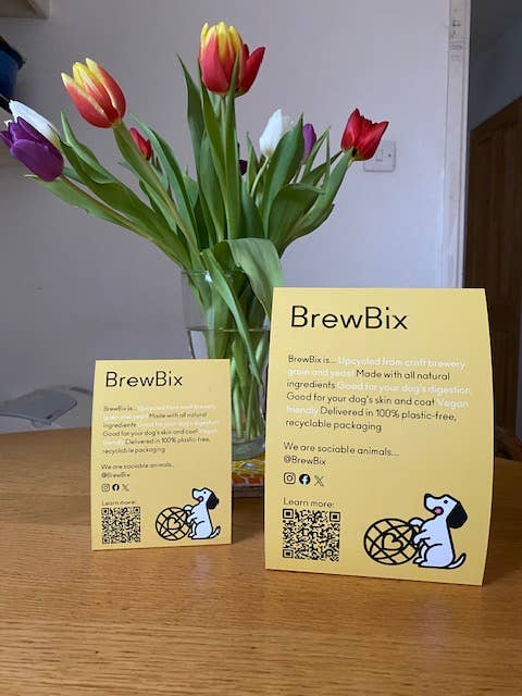 BrewBix Peanut Butter Dog biscuits