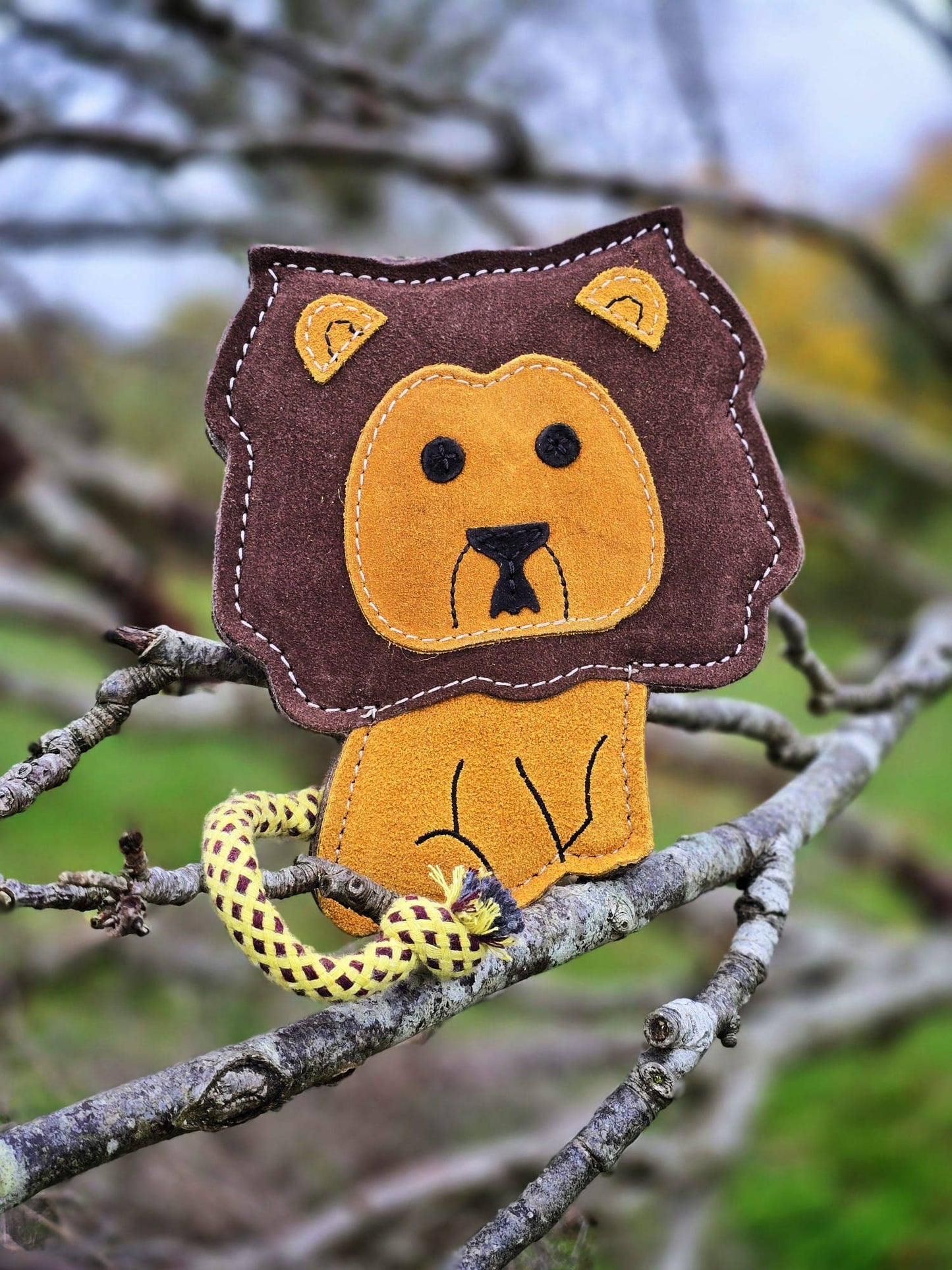 Aurora Paws - Howard the Lion shaped Tough Eco Dog Toy
