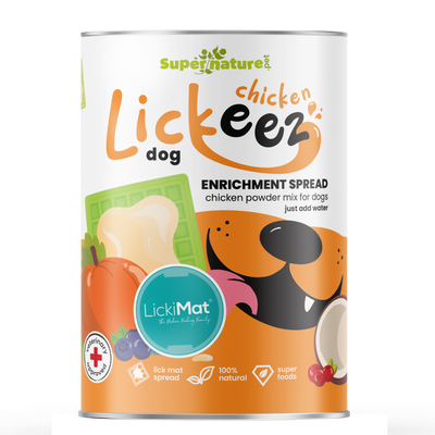 Supernature Lickeez Chicken Enrichment Spread for Dogs