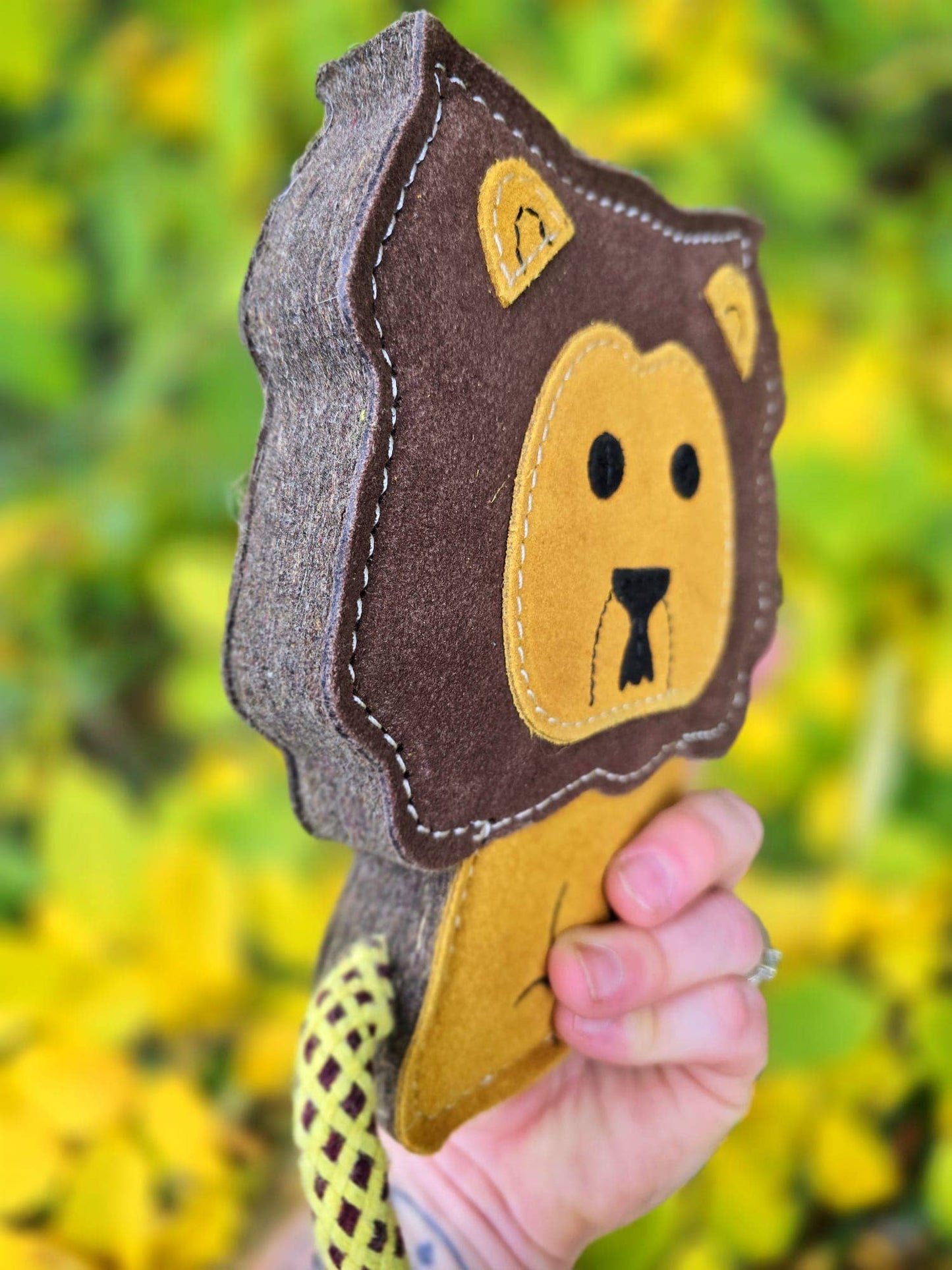 Aurora Paws - Howard the Lion shaped Tough Eco Dog Toy