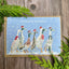 Christmas Ducks | Eco Friendly Art Card cute colourful Funny