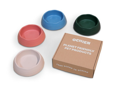 Recycled Ocean Plastic Dog Bowl: Forest Green
