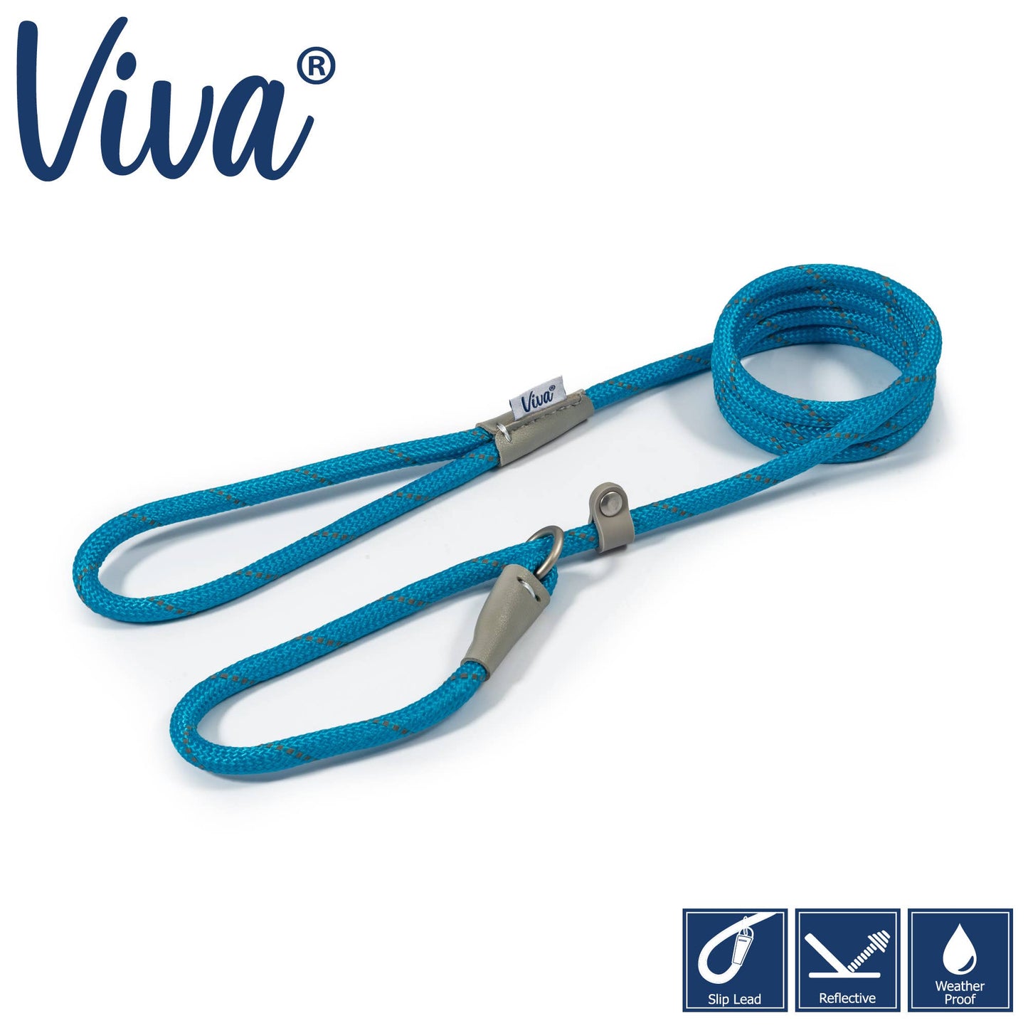 Ancol Viva Rope Slip Lead 120cm x 1cm