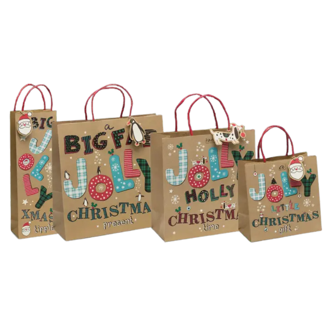 Jolly Christmas Gift Bags