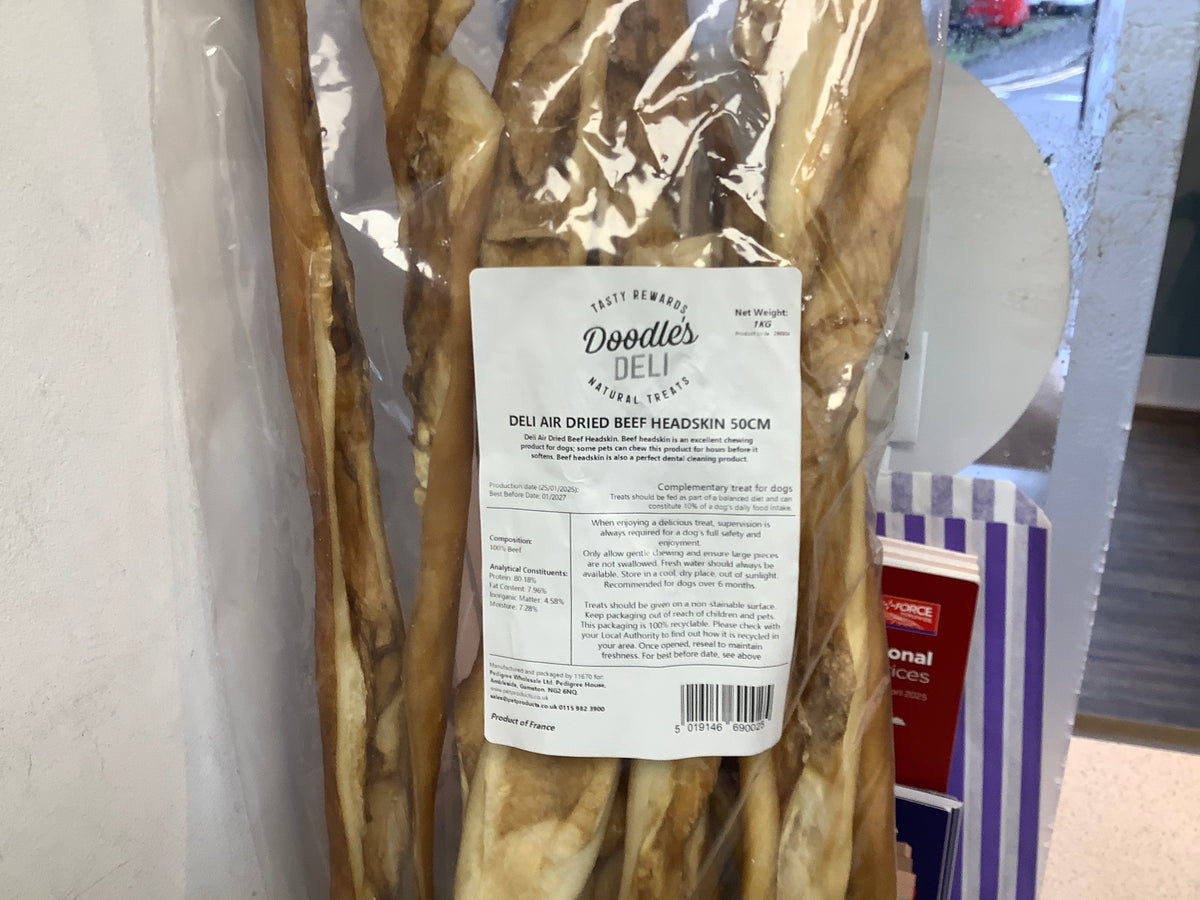 Deli air dried beef head skin 50 cm