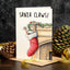 Santa Claws Card - Holiday Card - Christmas Card