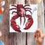 Lobster Love Embroidery Art Card