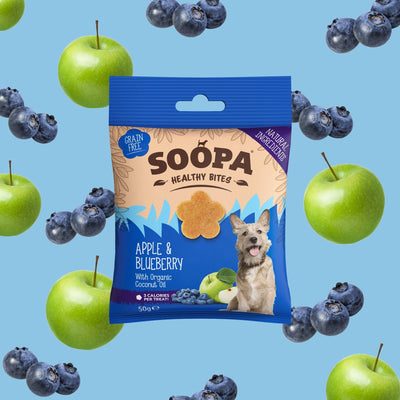Soopa Apple & Blueberry Dog Treats