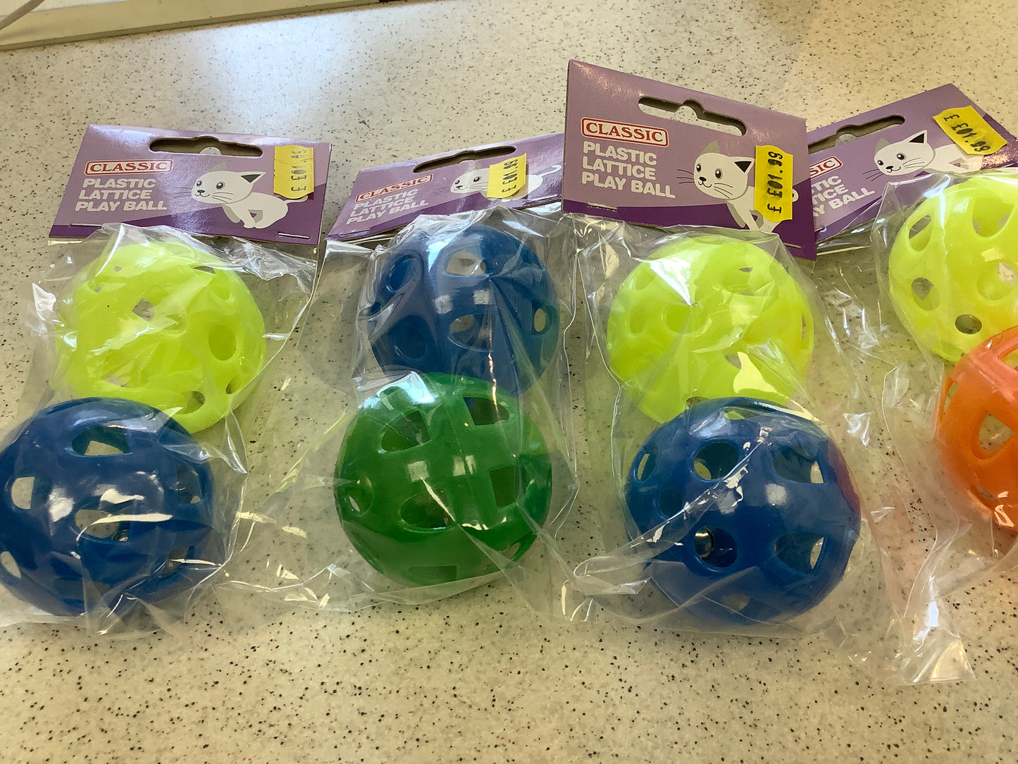 Classic plastic lattice play ball