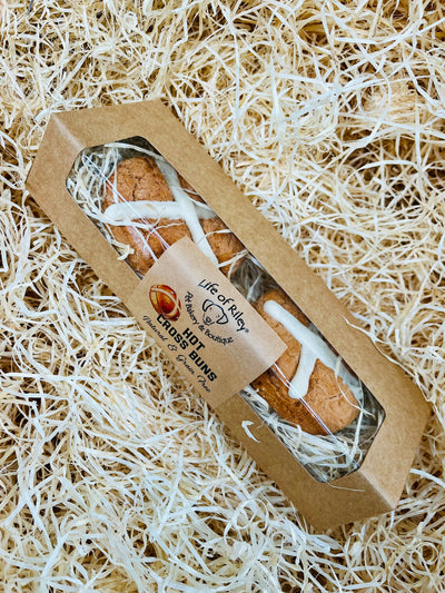 Life Of Riley Bakery Ltd - Hot Cross Bun Box - Grain Free Dog Bakery