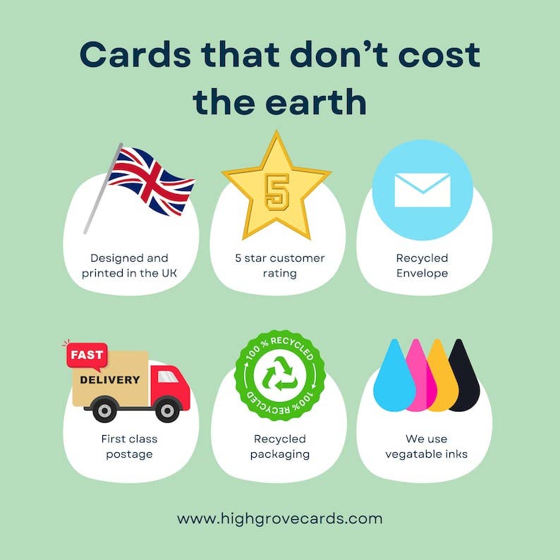Highgrove Cards - Mothers Day Card | Card for Mum / Card for Mother