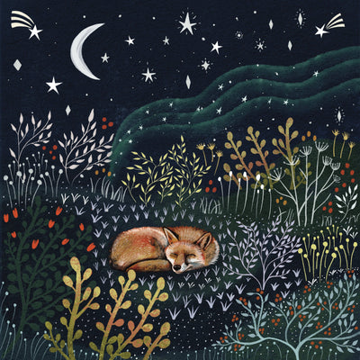 Glitter and Earth - Winter fox