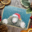 North Mole Christmas Eco Friendly Art Card cute funny blank