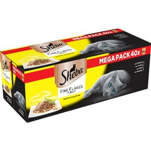 Sheba Fine Flakes in jelly 40x85g