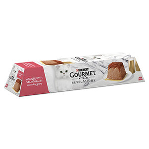 Gourmet Revelations Wet Cat Food Salmon in Gravy 4x57g
