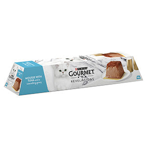 Gourmet Revelations Wet Cat Food Tuna in Gravy 4x57g