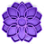 Mandala Design eTray Enrichment Tray for Dogs: Pink
