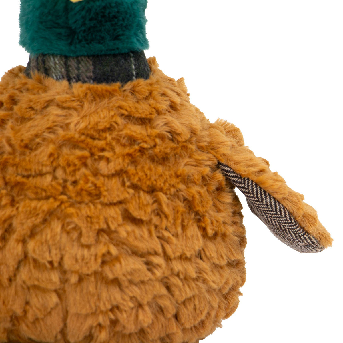 Heritage Phoebe Pheasant Dog Toy with squeak and crinkle