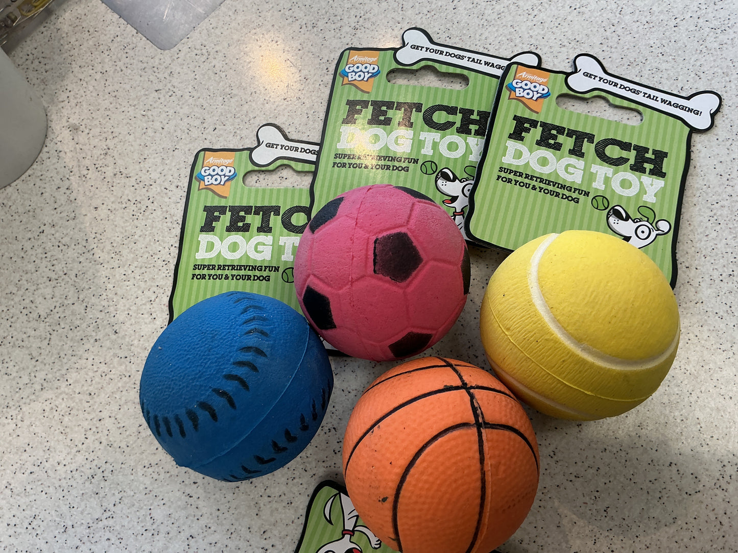 Fetch dog toy all sports ball