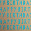Neon Kraft Glitter Rollwrap