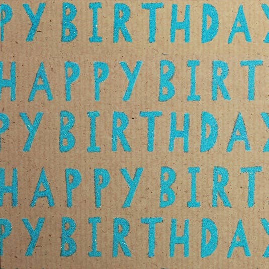 Neon Kraft Glitter Rollwrap