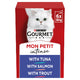 Purina GOURMET Mon Petit Fish Variety Tuna, Salmon, Trout Wet Cat Food 6x50g