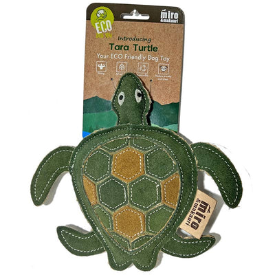 Tara Turtle- Eco Leather Dog Toy: Tara