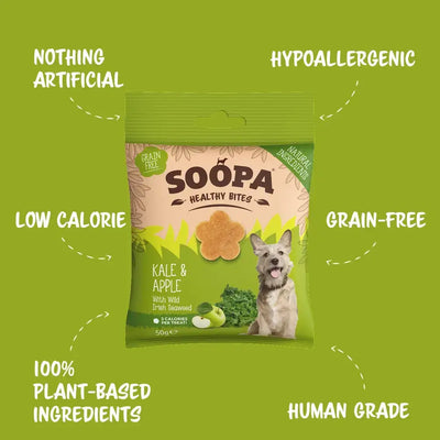 Soopa Kale & Apple Dog Treats