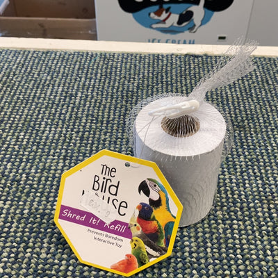 The bird house shred it refill