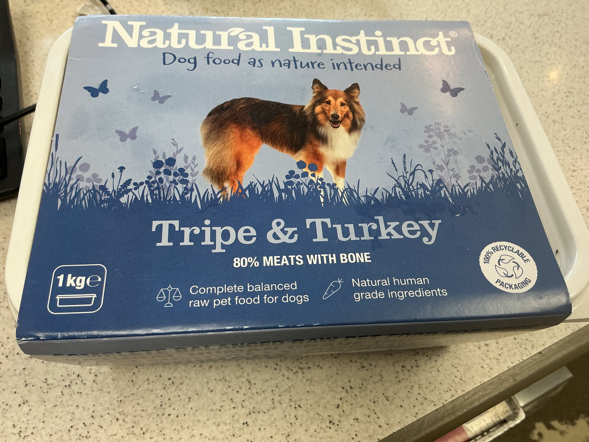 Natural Instinct Tripe & Turkey 1kg
