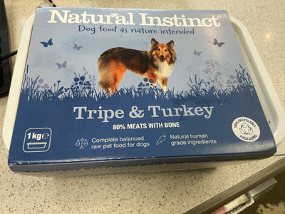 Natural Instinct Tripe & Turkey 1kg