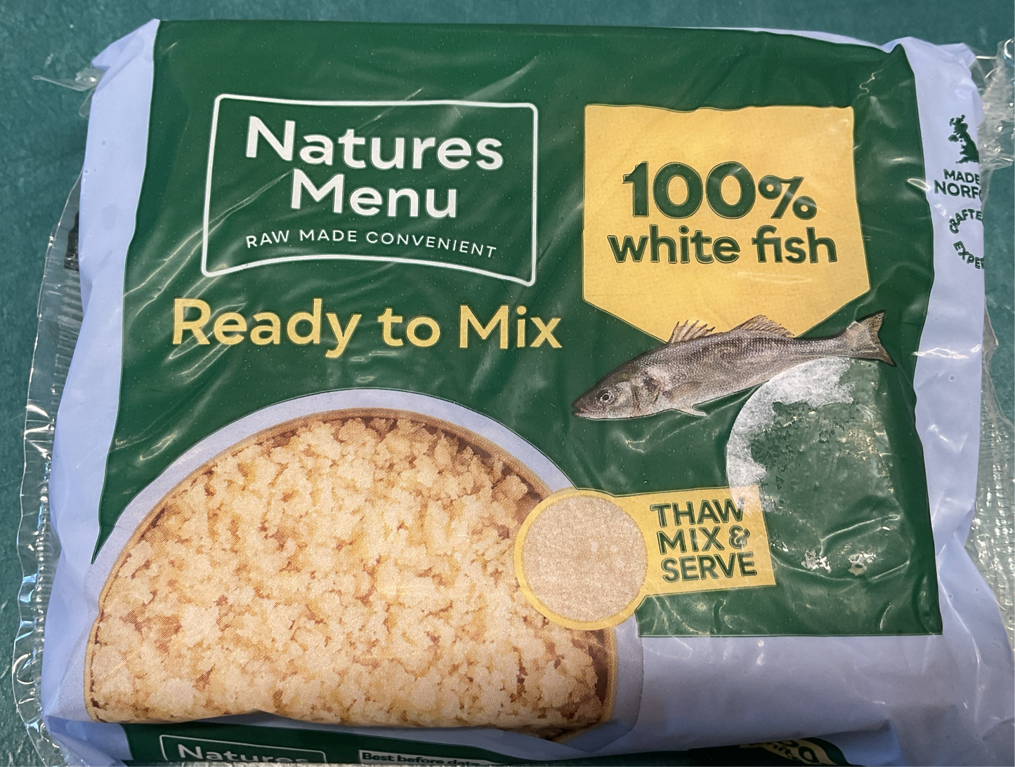 Natures Menu 100% White Fish (400g)