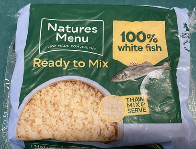 Natures Menu 100% White Fish (400g)