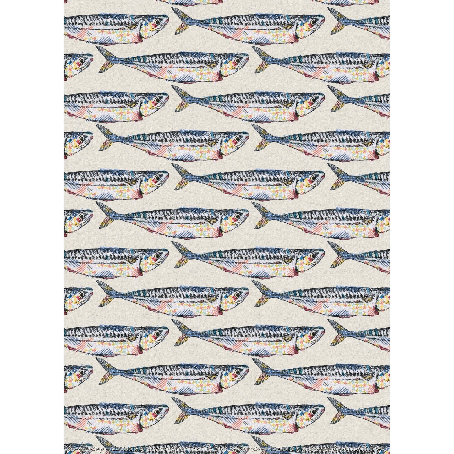 Plenty Of Fish Mackerel Wrapping Paper