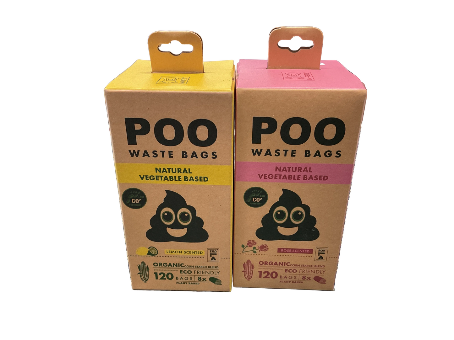 M-Pets Natural Organic Vegetable Based Poo Waste Bags (120)