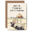 Bewilderbeest - Five Second Rule Card - Dog Card - Funny Card
