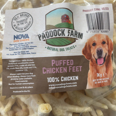 Paddock Farm Puffed Chicken Feet