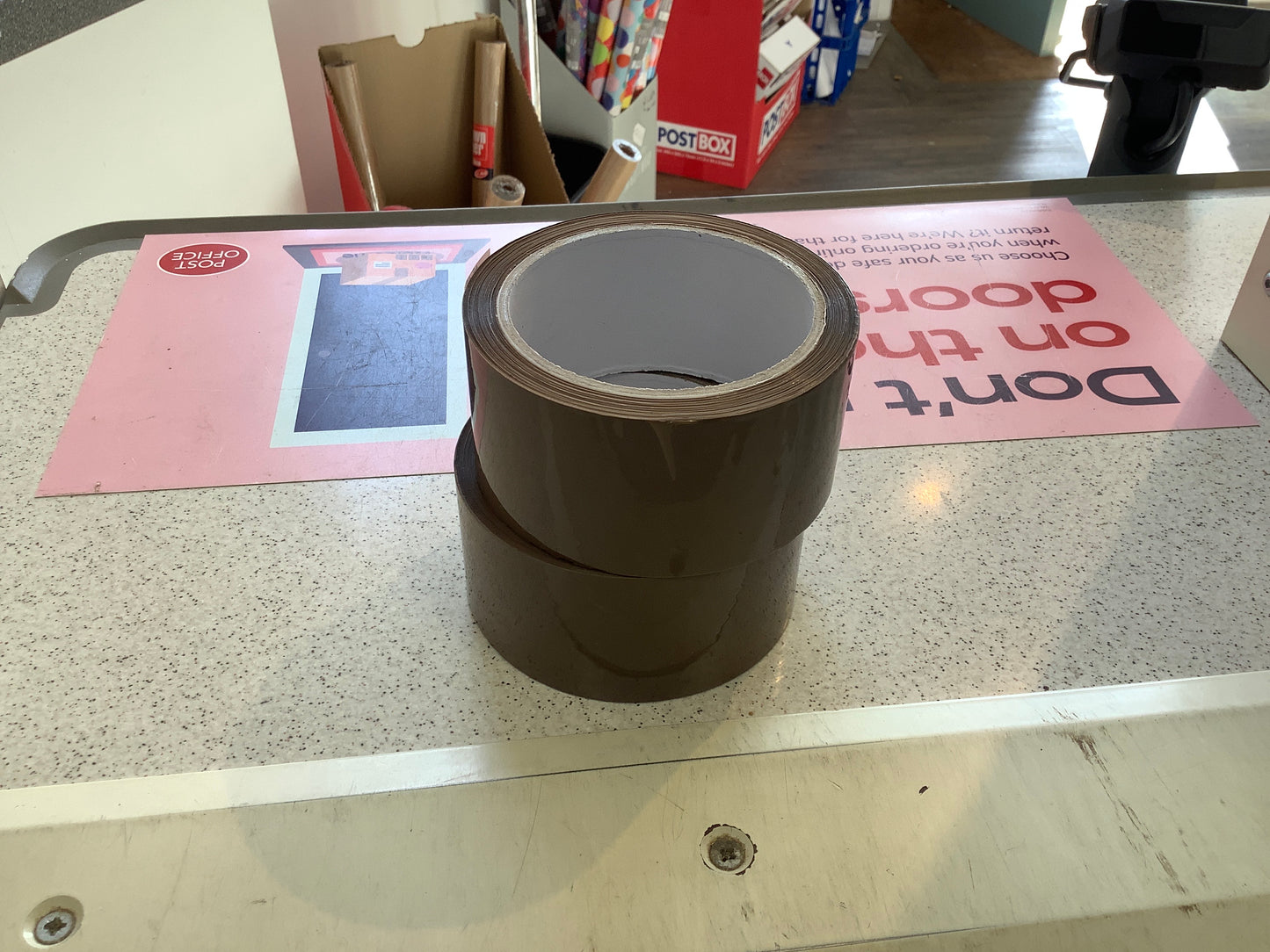 Brown tape
