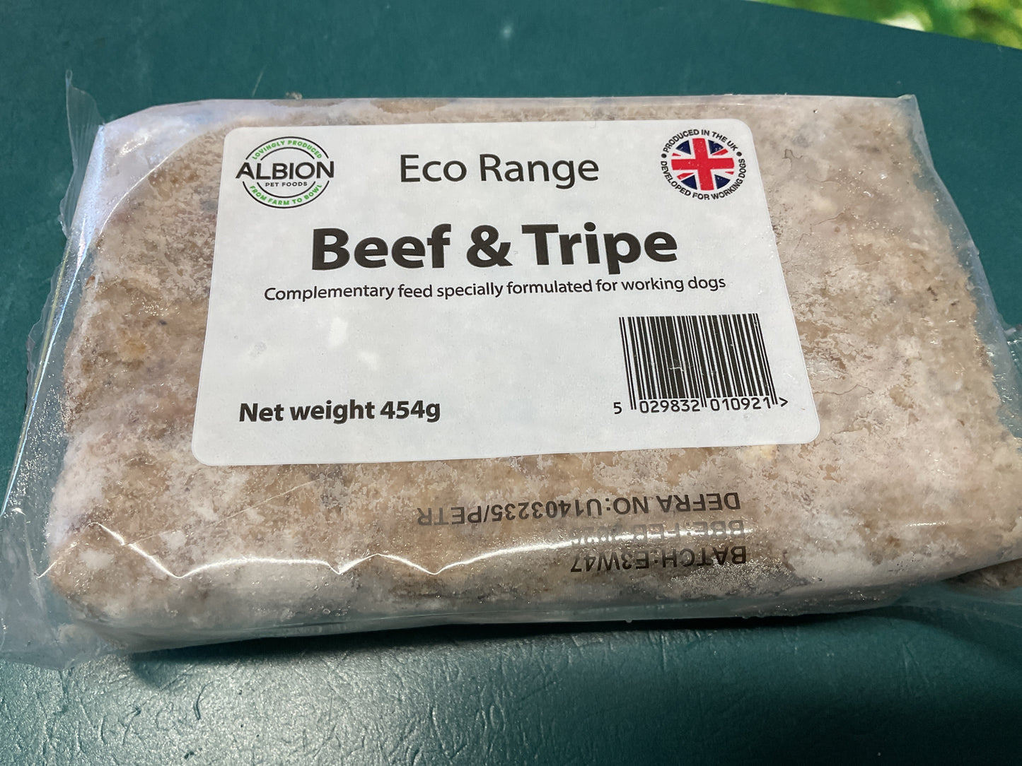 Albion Eco Range Beef & Tripe Mince (454g)