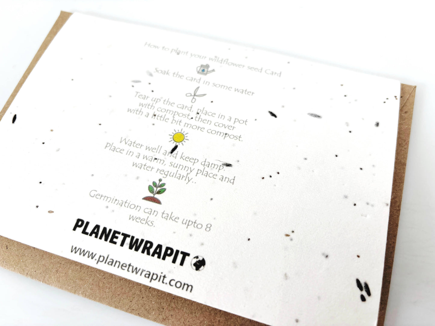 PlanetWrapIt - Ho Ho Ho - Plantable Seed Christmas Card